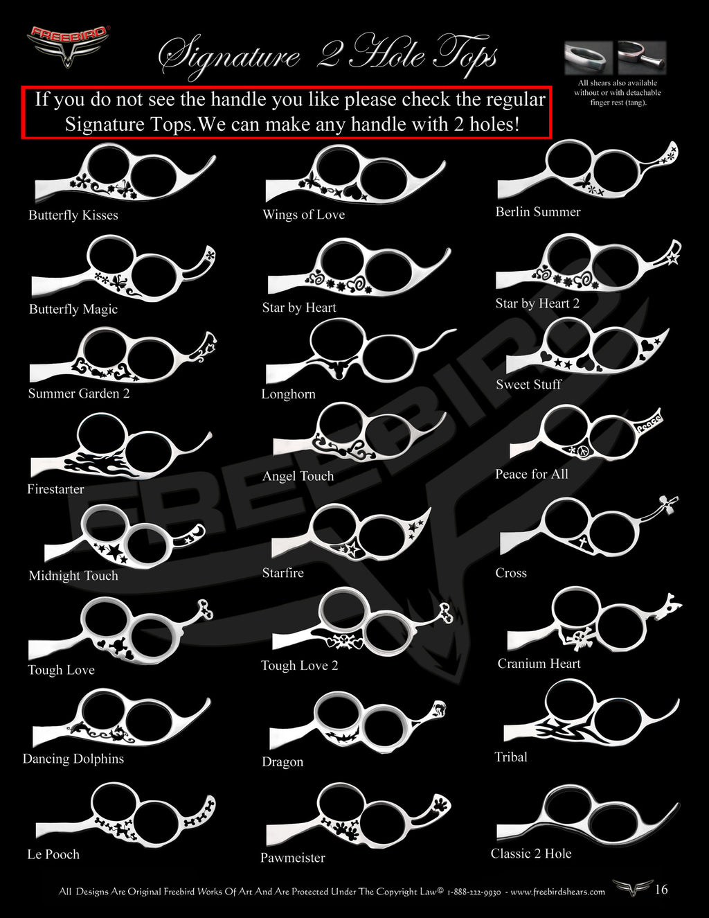 Signature J Swivel Thumb Shears and 3 Hole J Swivel Shears