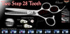 3 Hole 28 Tooth Two Step Thinning Shears