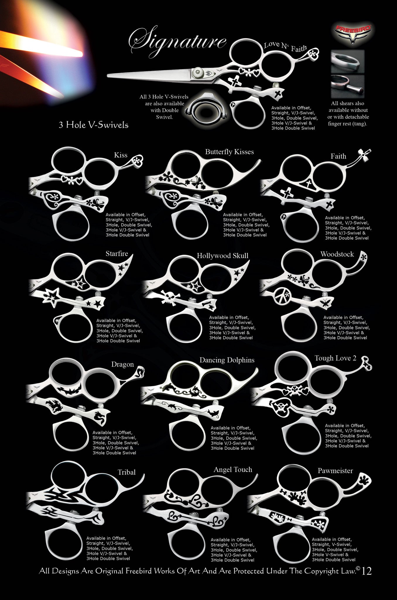 Signature 3-Hole V Swivel Shears