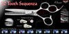 3 Hole 22 Sequenza Texturizing Shears