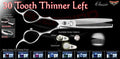 30 Tooth Left Handed Thinning Shears Straight