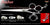 Anchor 3 Hole Double V Swivel Touch Grooming Shears