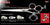 Aries 3 Hole Double V Swivel Touch Grooming Shears