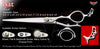 Bat Double V Swivel Touch Grooming Shears