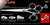 Big Love Double 3 Hole Double V Swivel Touch Grooming Shears