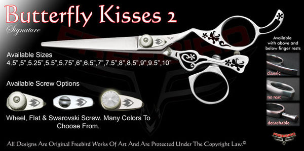 Butterfly Kisses 2 Swivel Thumb Signature Hair Shears