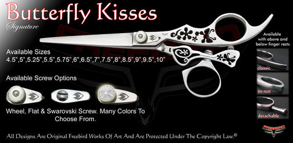 Butterfly Kisses Swivel Thumb Signature Hair Shears