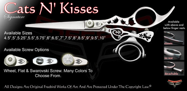 Cats N Kisses Double Swivel Thumb Signature Hair Shears