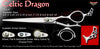 Celtic Dragon Double V Swivel Touch Grooming Shears