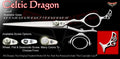 Celtic Dragon Double V Swivel Touch Grooming Shears