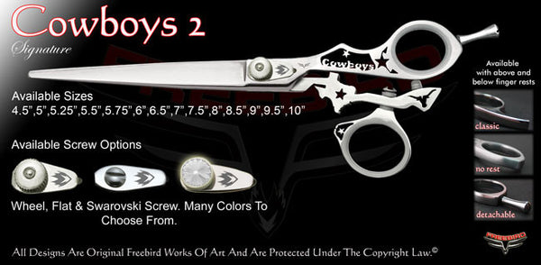 Cowboys 2 Swivel Thumb Signature Grooming Shears