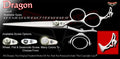 Dragon 3 Hole Double V Swivel Touch Grooming Shears