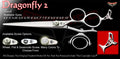 Dragonfly 2 3 Hole Double V Swivel Touch Grooming Shears