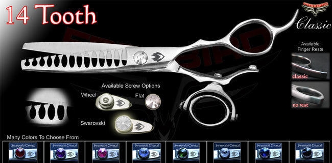 Double Swivel 14 Tooth Texturizinoo Shears