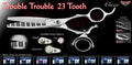 Double Swivel 23 Tooth Double Trouble Texturizing Shears