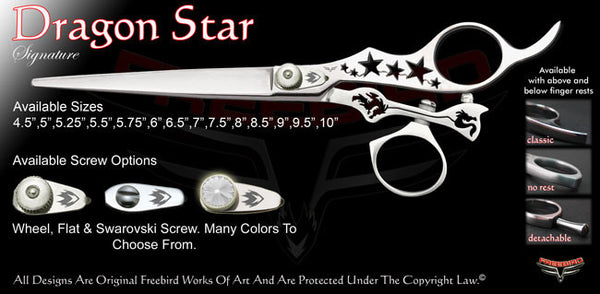 Dragon Star Swivel Thumb Signature Grooming Shears