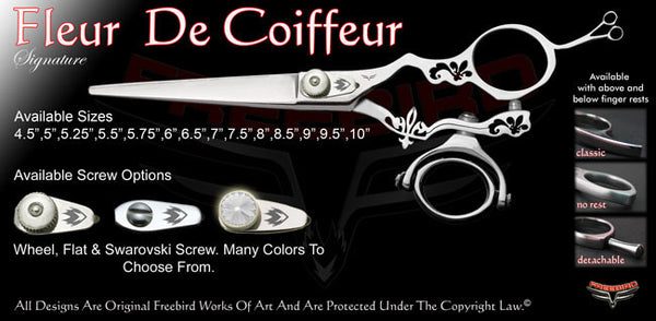 Fleur De Coiffeur Double Swivel Thumb Signature Hair Shears