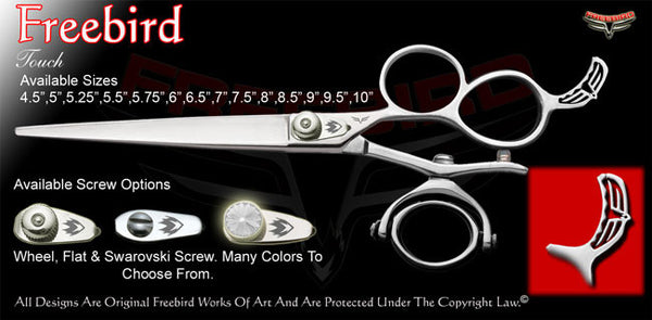 Freebird 3 Hole Double V Swivel Touch Grooming Shears