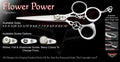 Flower Power 3 Hole Signature Hair Shears