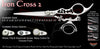 Iron Cross 2 Double Swivel Thumb Signature Hair Shears