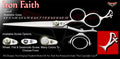 Iron Faith 3 Hole Double V Swivel Touch Grooming Shears