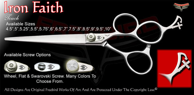 Iron Faith 3 Hole Touch Grooming Shears