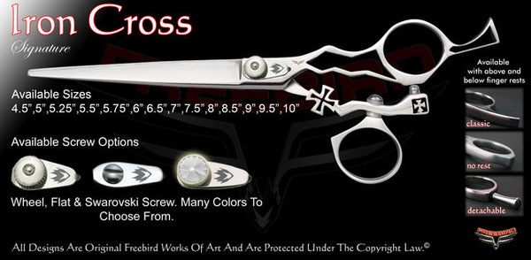 Iron Cross Swivel Thumb Signature Grooming Shears