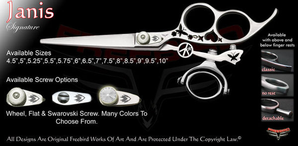 Janis 3 Hole Double Swivel Thumb Signature Hair Shears