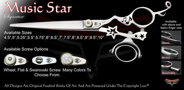 Music Star Double Swivel Thumb Signature Grooming Shears