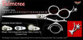 Palmtree 3 Hole Double V Swivel Touch Grooming Shears