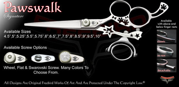 Pawswalk 3 Hole Double Swivel Thumb Signature Hair Shears