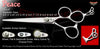 Peace 3 Hole Touch Grooming Shears