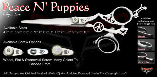 Peace N Puppies Double Swivel Thumb Signature Hair Shears