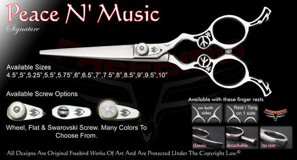 Peace N Music Straight Signature Hair Shears