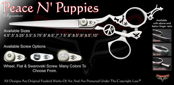 Peace N Puppies Swivel Thumb Signature Grooming Shears