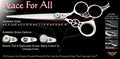 Peace For All 3 Hole Signature Grooming Shears