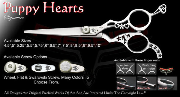 Puppy Hearts Straight Signature Hair Shears