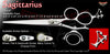 Sagittarius 3 Hole Double V Swivel Touch Grooming Shears