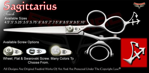 Sagittarius 3 Hole Double V Swivel Touch Grooming Shears