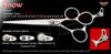 Snow 3 Hole Touch Grooming Shears