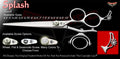 Splash 3 Hole Double V Swivel Touch Grooming Shears