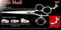 Split Skull 3 Hole Double V Swivel Touch Grooming Shears