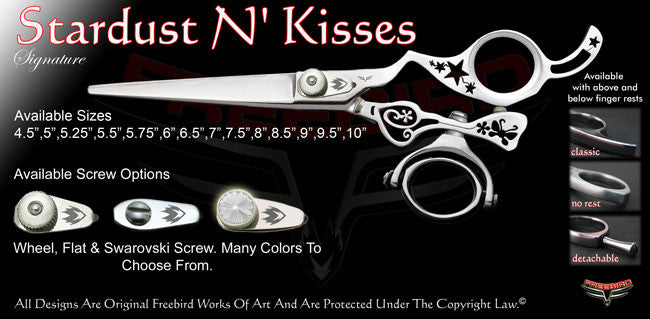 Stardust N Kisses Double Swivel Thumb Signature Hair Shears