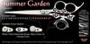 Summer Garden 3 Hole Double Swivel Thumb Signature Grooming Shears