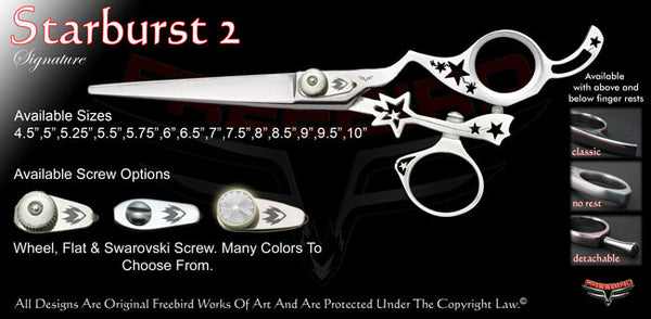 Starburst 2 Swivel Thumb Signature Hair Shears