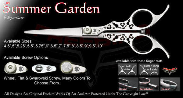 Summer Garden Straight Signature Hair Shears