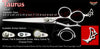 Taurus 3 Hole Double V Swivel Touch Grooming Shears