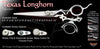 Texas Long Horn Double Swivel Thumb Signature Hair Shears