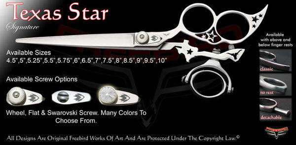 Texas Star 3 Hole Double Swivel Thumb Signature Grooming Shears