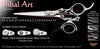Tribal Art Double Swivel Thumb Signature Hair Shears